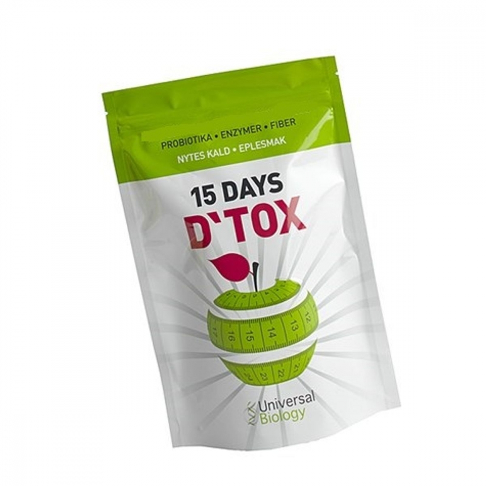 15 Days D’TOX for detox, treg mage og forstoppelse • 15stk